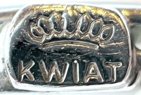 Maker's mark attributed to jeweler, Kwiat.