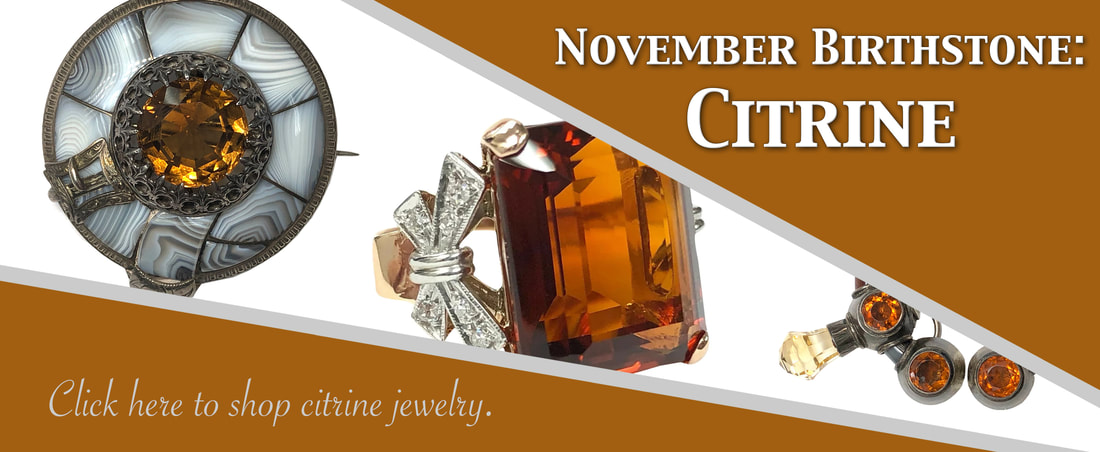 November Birthstone - Citrine.  Click here to shop Global Gemology's collection of rare citrine jewelry!