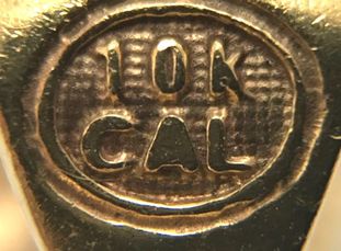 Jewelry hallmark of CA Links