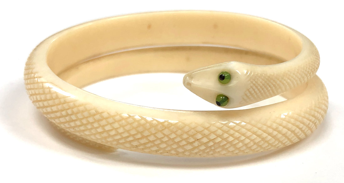 Vintage Hand Carved Pre Ban Ivory Dragon Bangle Bracelet  Elephant tusk  jewelry Ivory Amazing jewelry