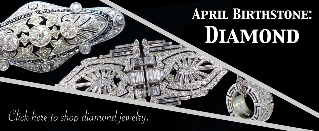 April Birthstone - Diamond.  Click here to shop Global Gemology's collection of rare diamond jewelry!
