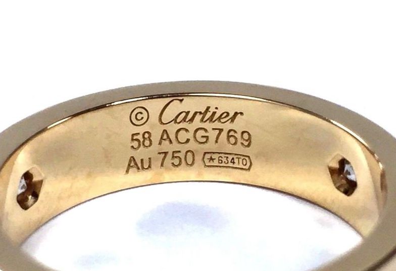 cartier ring markings