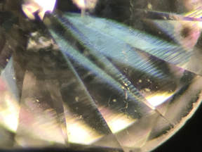 Internal graining in a diamond