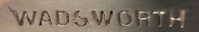 Jewelry hallmark of Wadsworth Watch Case Company (Wadsworth 14 Karat)