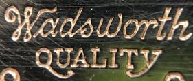 Jewelry hallmark of Wadsworth Watch Case Company (Wadsworth Quality)