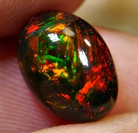 Treated opal