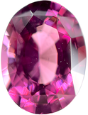 Pink spinel oval