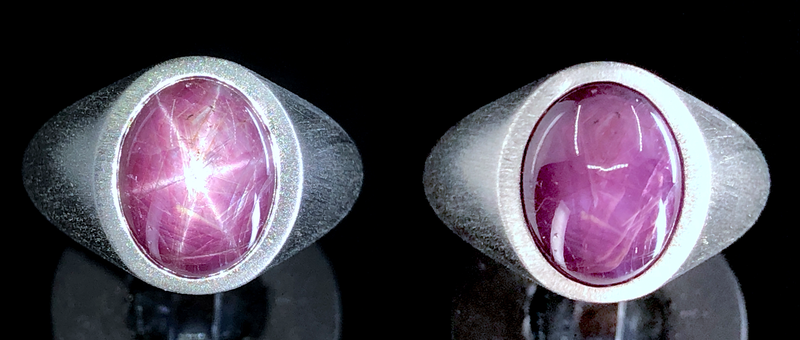 Details about   Oval 15x11 MM Pink Red Ruby Star Sapphire 6 Rays Lab Corundum Cabochon 