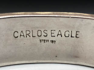 Jewelry hallmark of Carlos Eagle