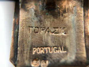Jewelry hallmark of Portuguese designer, Topazio