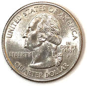 Obverse of a 2006 Colorado Quarter