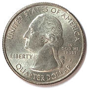 Obverse of a 2017 Washington D.C. Quarter