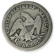 Seated Liberty Silver Quarter Reverse