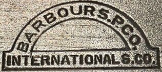 Hallmark of Barbour Silver Company (Barbour Silver Plate Company for International Silver Co.)