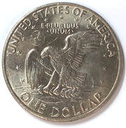 Reverse of a 1972 Ike Dollar