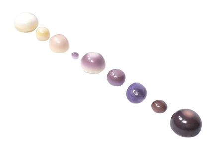 A collection of natural quahog pearls.  - Photo by Scott Papper, GG, CMA, RGA, AJP