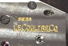 Signature of Swiss watchmaker, LeCoultre (now known as Jaeger-LeCoultre)