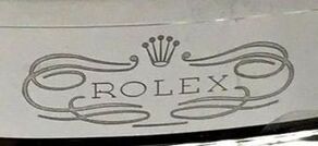 Jewelry hallmark of Rolex