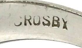 Jewelry hallmark of Crosby