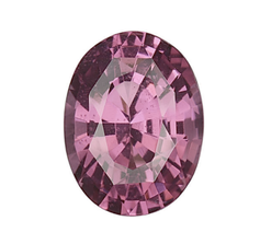 Pink spinel oval